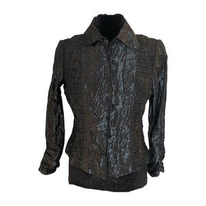 Worth Charcoal Blouse